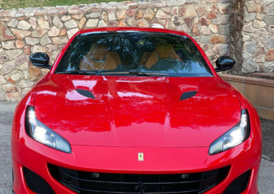 Alquiler coche de lujo Ferrari rojo